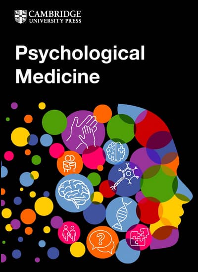 New article accepted at Psychological Medicine!
